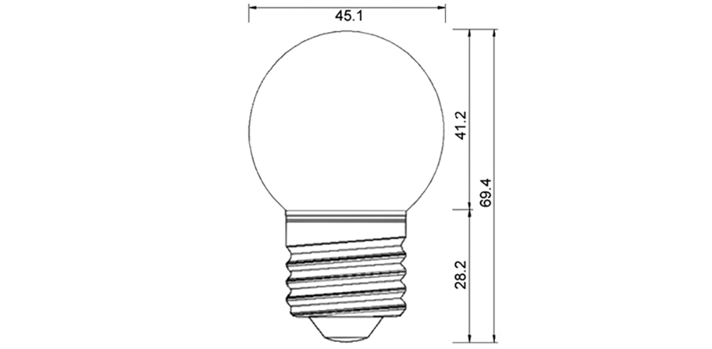 Dimention-ampoule-G45-LED-E27-sphérique-couleur