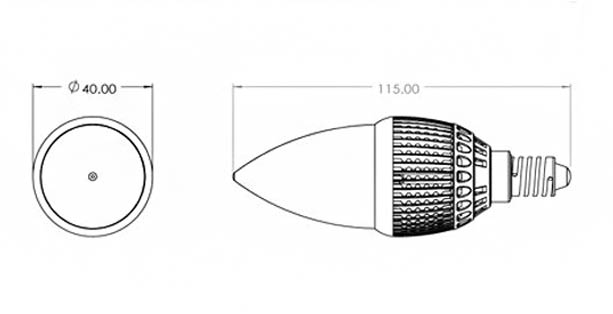 Dimention-E14-35watts-Efficiency-LED