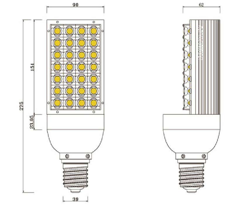 Dimention-ampoule-E40-28LED-High-Power