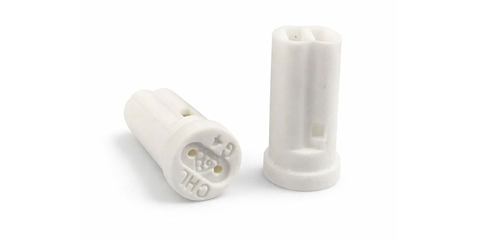 Culot G4 en porcelaine pour ampoules LED ou halogènes – haute résistance thermique