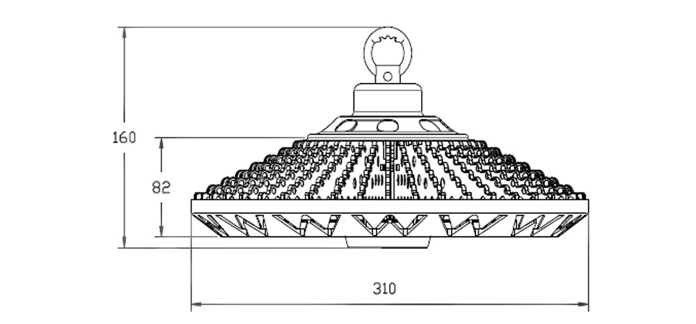 High-Bay-AC-LED-100-watts-dimension