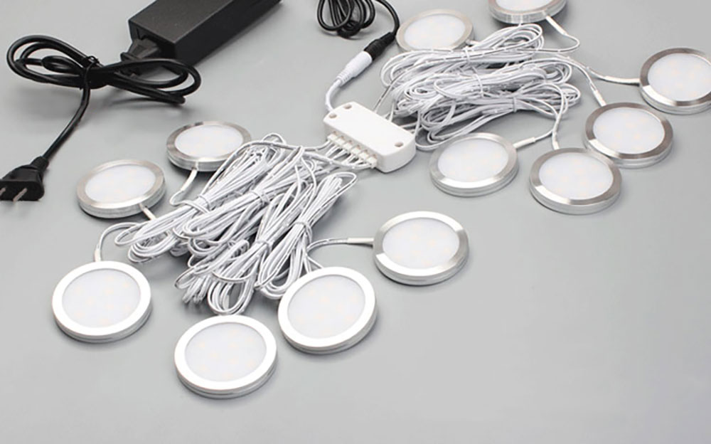 Kit 6 Panels LED éclairage de bouteille Ø 80mm 12 volts pour l'éclairage  couleur des bouteilles de bar