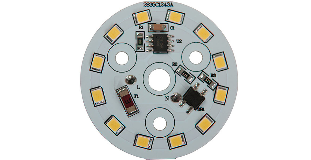 Platine AC LED 5 watts à alimentation transistorisé 230V