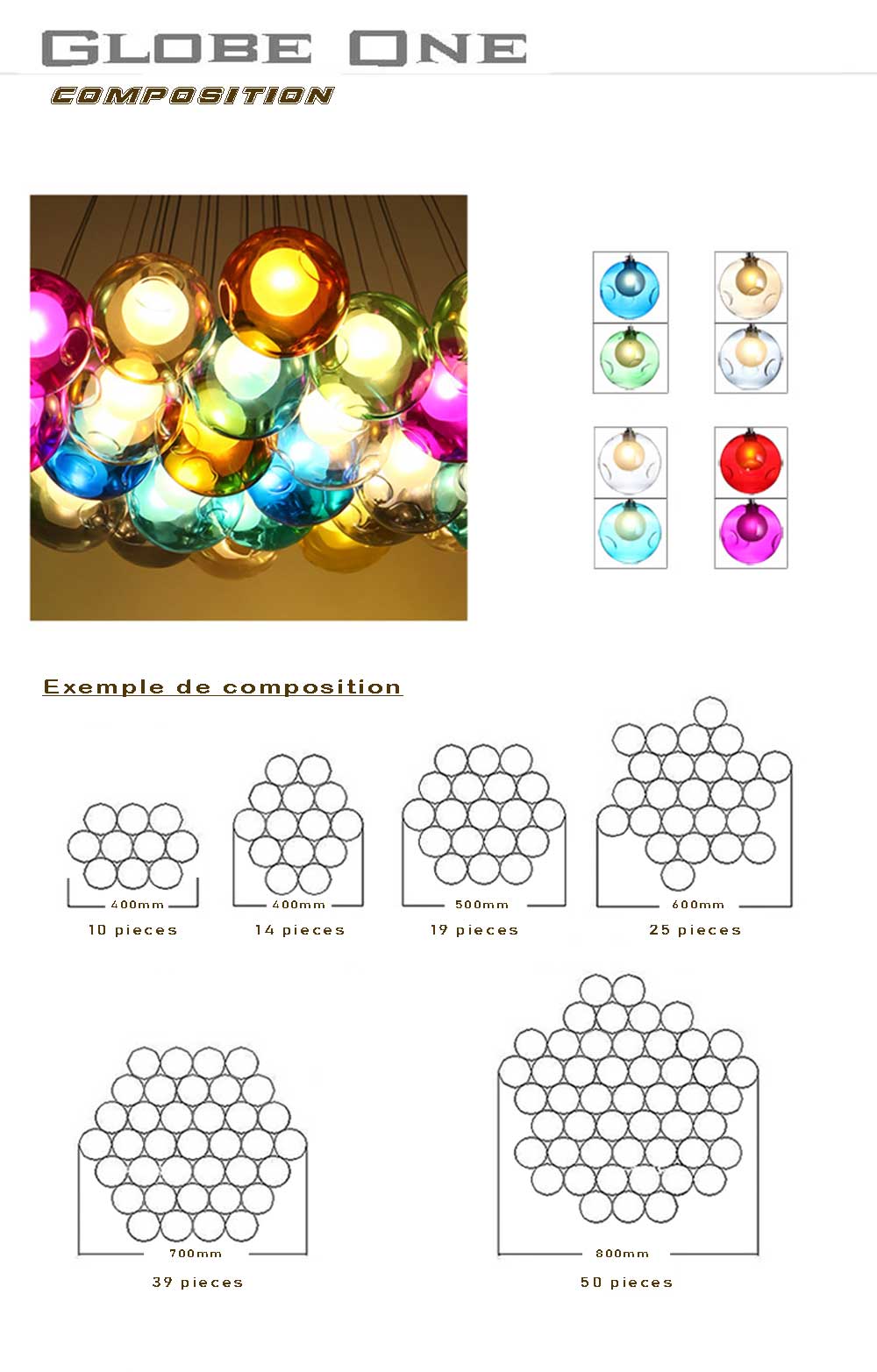 Globe One exemple de composition