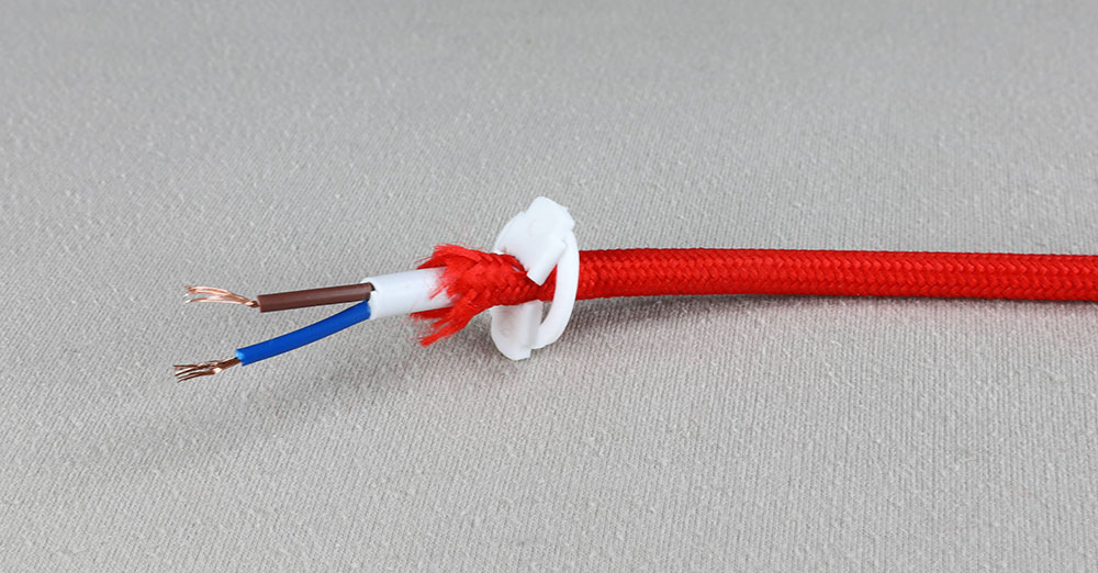 Chape de blocage de câble diamètre 17.5mm deux griffes anti-traction de câble 