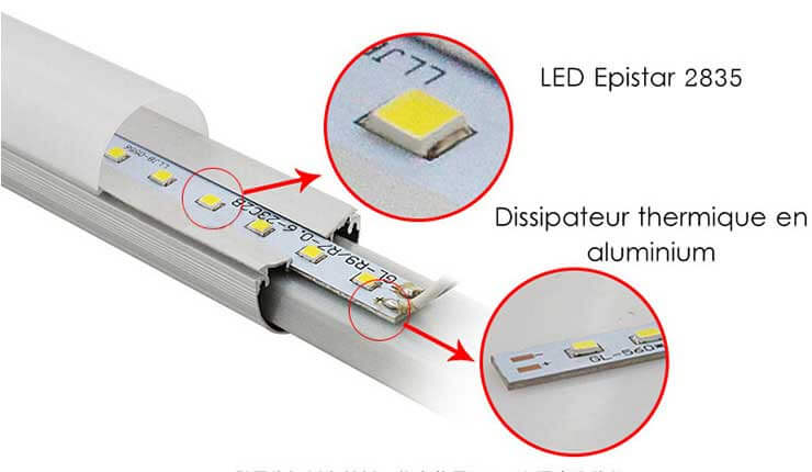 Tube SensLed detecteur HF micro