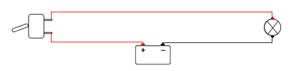 Interrupteur à levier ou à bascule unipolaire