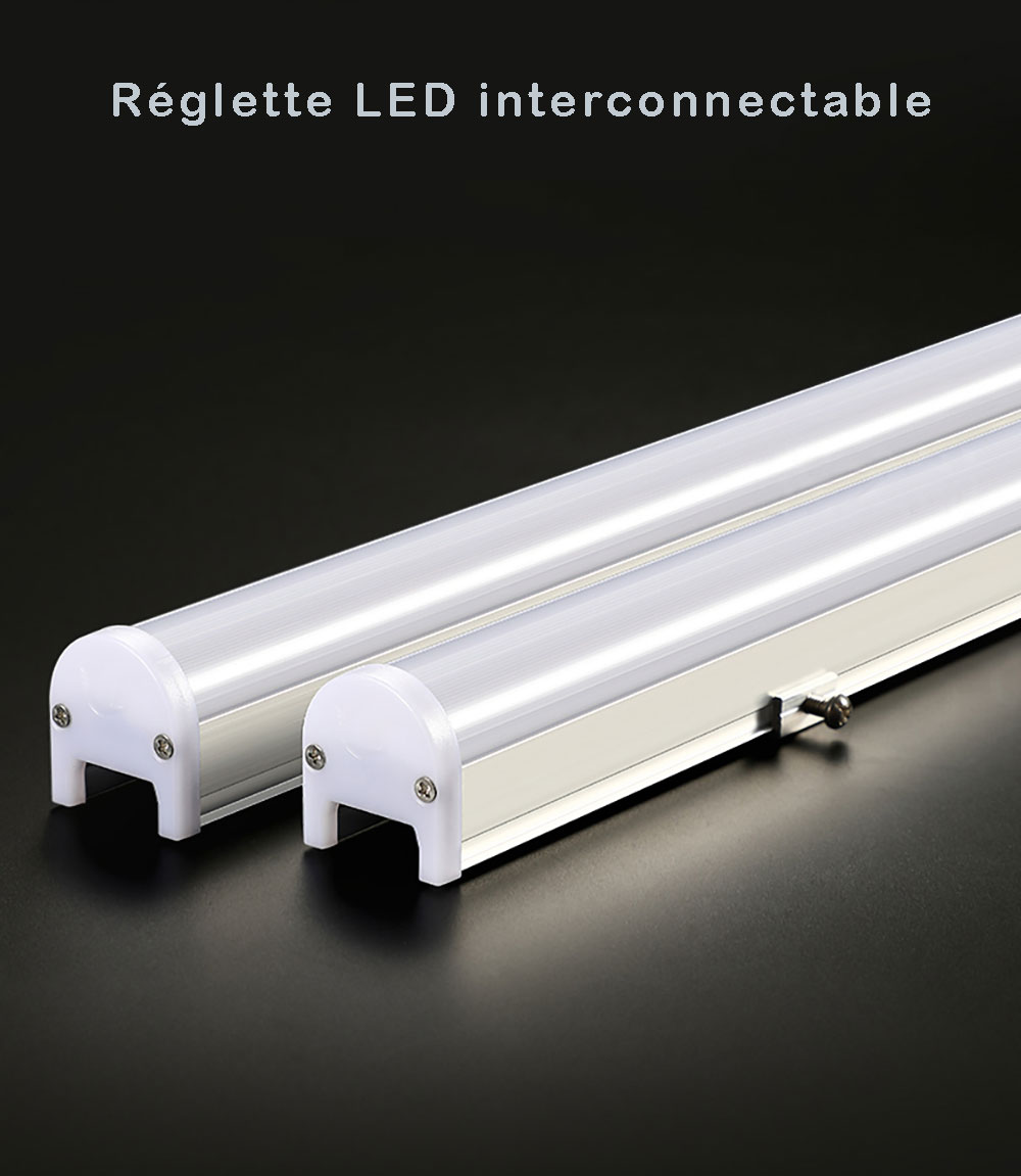 Réglettes LED WaterLight étanche IP65 pour un usage intérieur ou extérieur