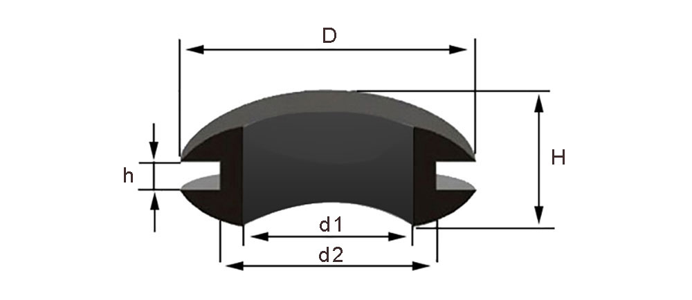 Passe-câble en caoutchouc dimension
