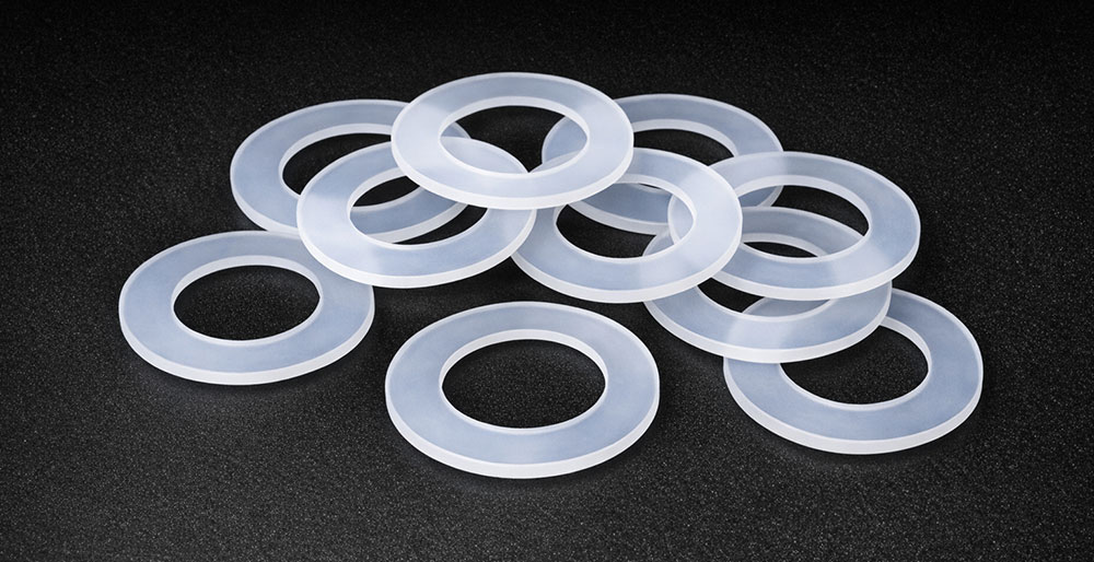 Rondelle de protection en silicone diamètre 47mm - intérieur 32 mm, épaisseur 2mm