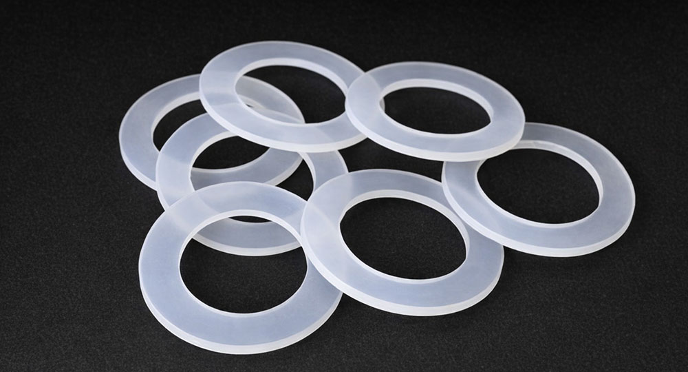 Rondelle de protection en silicone diamètre 59mm - intérieur 40 mm, épaisseur 2mm