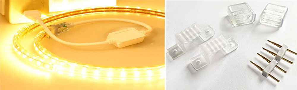 Strip LED 230 volts accessoire installation