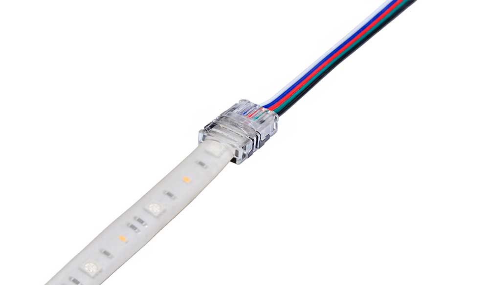 Boitier de raccordement Striplock pour entrée de câble Strip LED RGB