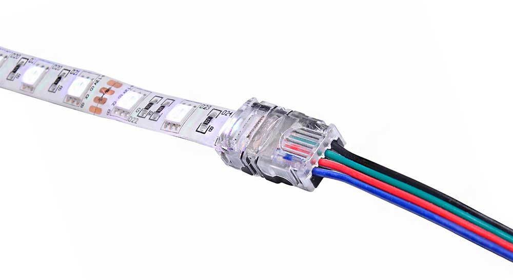 LED Bande RGB 3er Y Câble Connexion Adaptateur Rallonge Distributeur