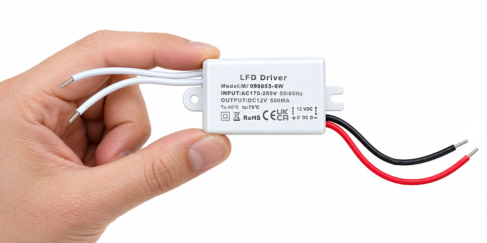 Mini transformateur LED 12 Volts – 6 Watts – Alimentation compacte pour lampe LED