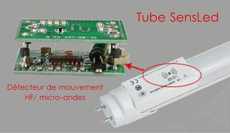 Tube SensLed detecteur HF micro