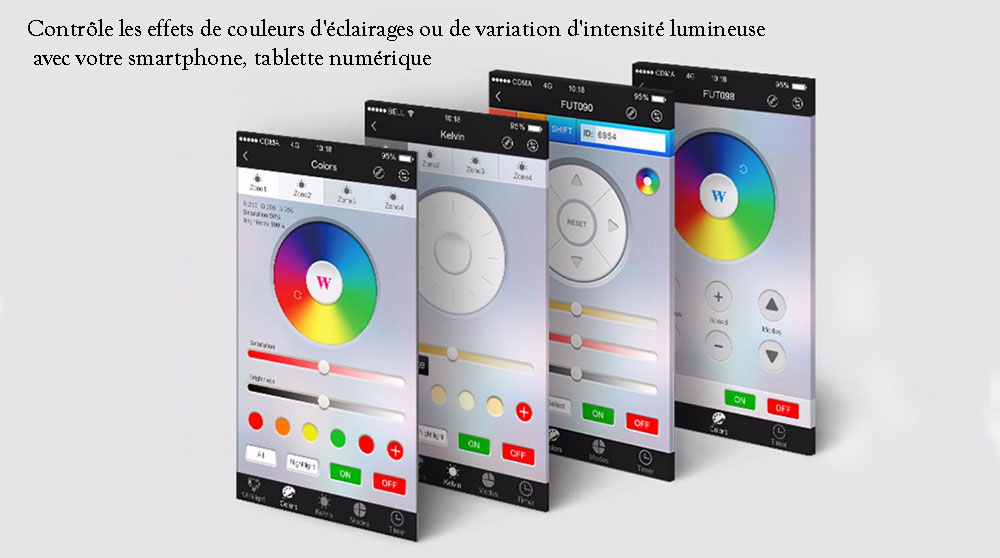 Mi light Wifi ibox controleur telephone tabllette