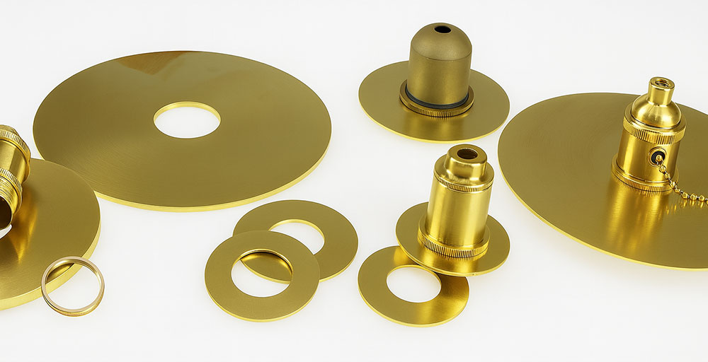 Groupe de rondelles laiton