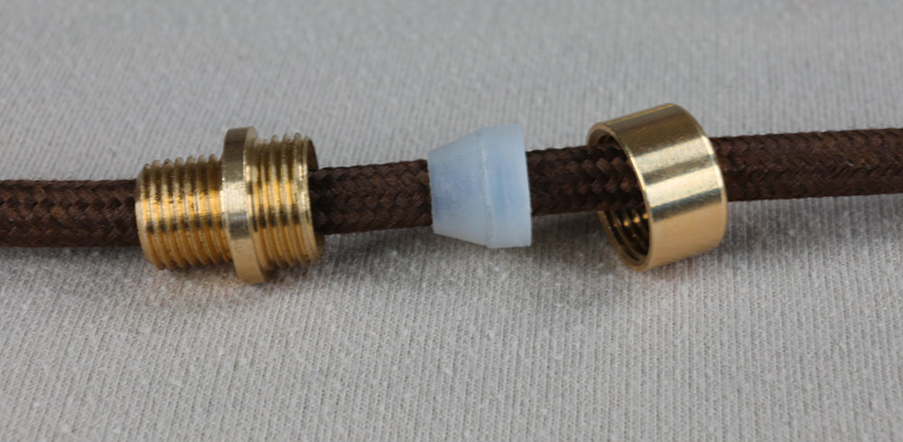 Serre-câble silicone conique