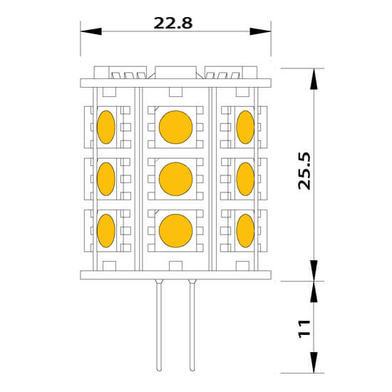 Ampoule led 24 smd G4