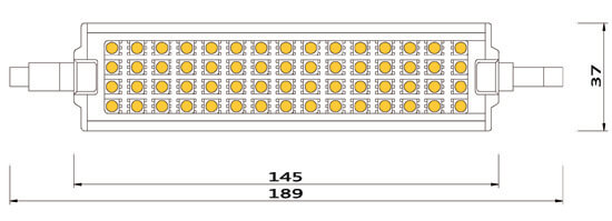 ampoule led 60 smd r7s